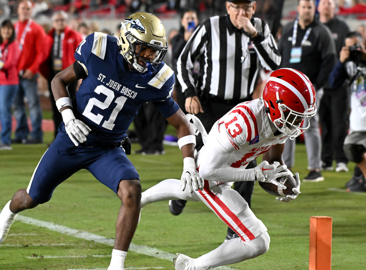 Mater Dei vs St John Bosco CIF Southern Section D1 Final November 24, 2023 Photo-Heston Quan20